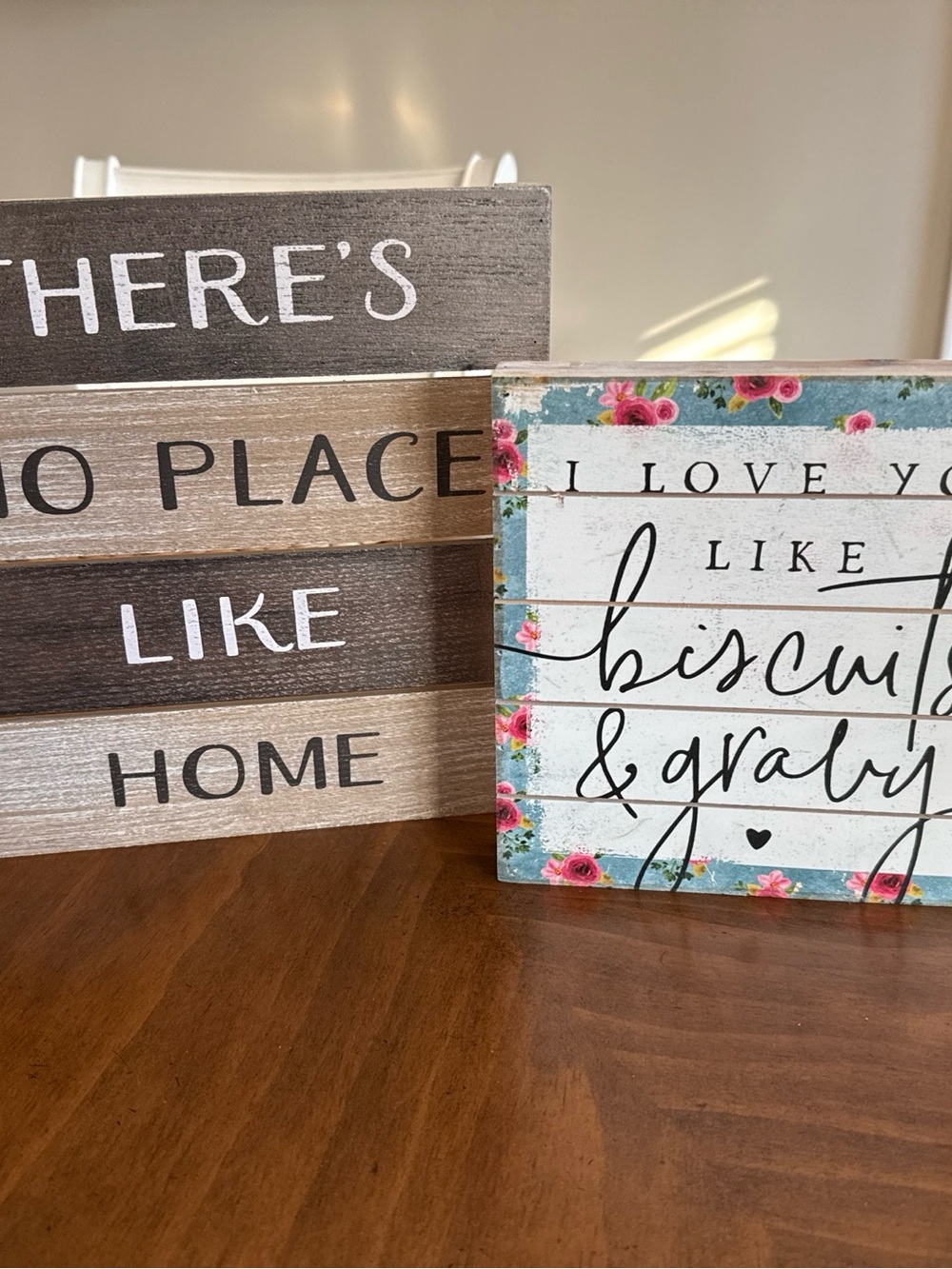 Adorable Rustic Sign Duo